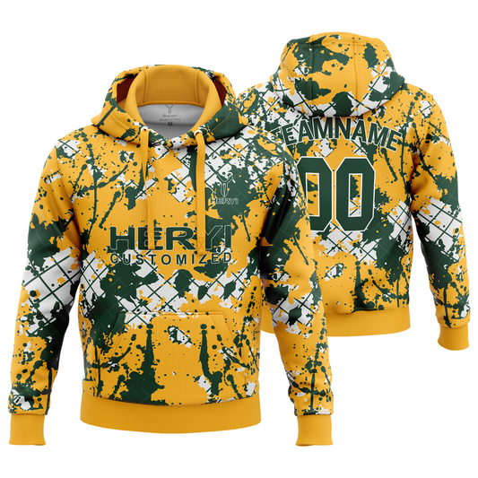 Custom Embroidery Embossed Fleece Hoodies & Sweatshirts H103-6