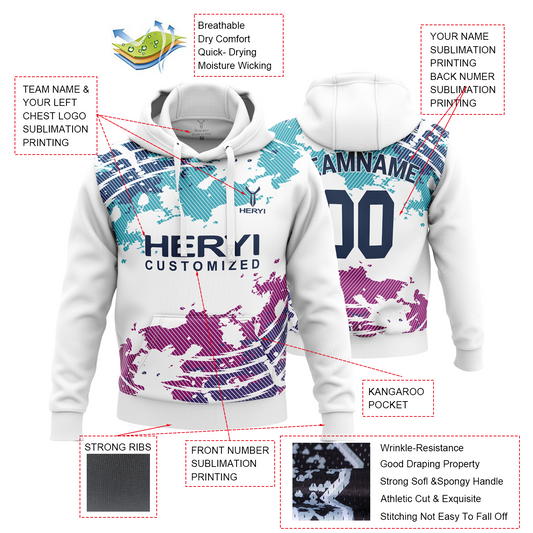 Sports Wear Sublimation Hoodies  H103-21