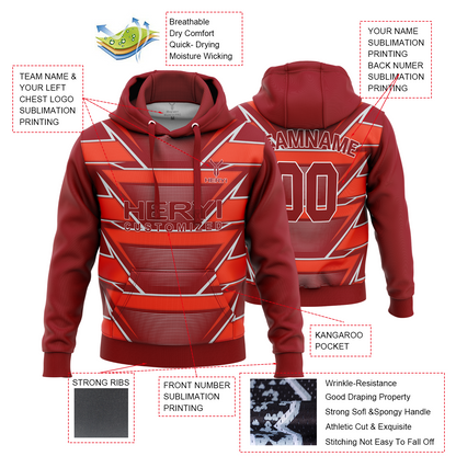 Custom Sports Wear Sublimation Hoodies  H103-22