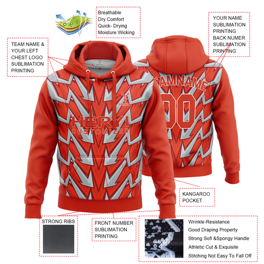 Custom Polyester Sublimation Men's Hoodies H103-26