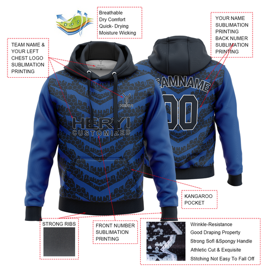 Design Your Own Sublimated OEM Polyester Sublimation Custom Hoodies H103-32