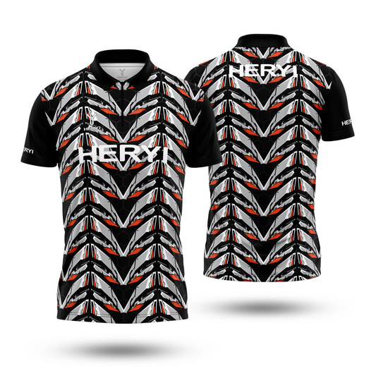 Custom Breathable Absorb Sweat Sublimation Dart Polo Shirt