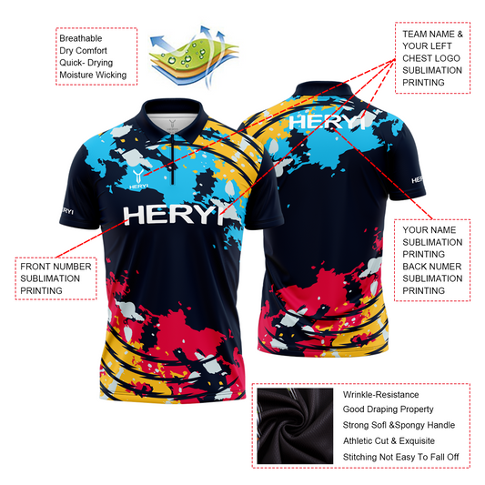 Custom Sublimation Quick-dry Dart Jersey