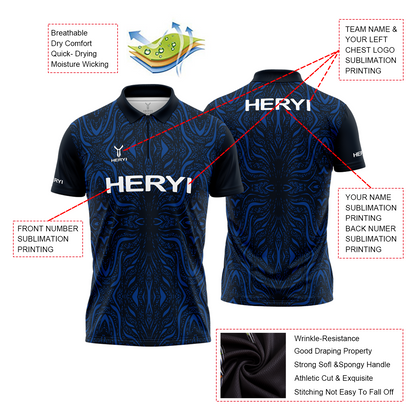 Customized Breathable Absorb Sweat Dart Polo Shirt