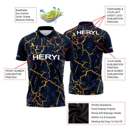 Custom Logo Man Sublimation Dart Shirts