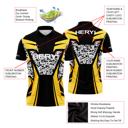 Zippers Sublimated Dart Jerseys