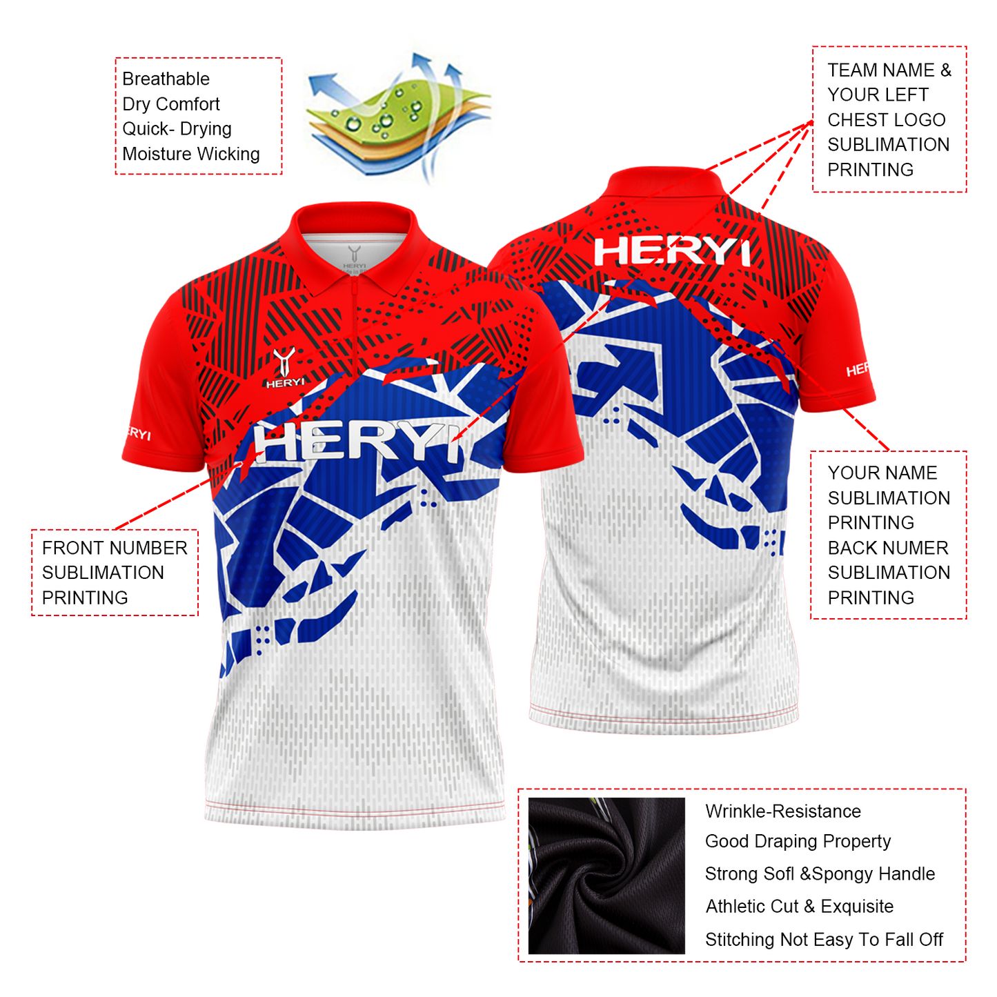 Custom Polynesian Polo Cricket Uniform