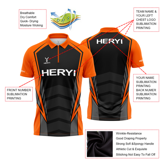 Custom Summer Short-sleeved Solid Color Outdoor Leisure POLO Shirt