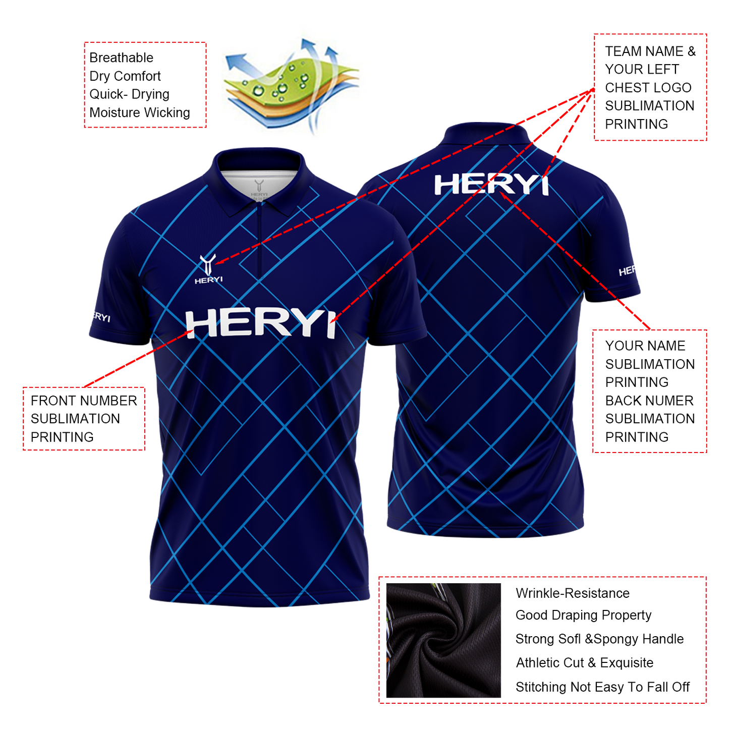 Customized F1 racing car maintenance personnel Polo shirts