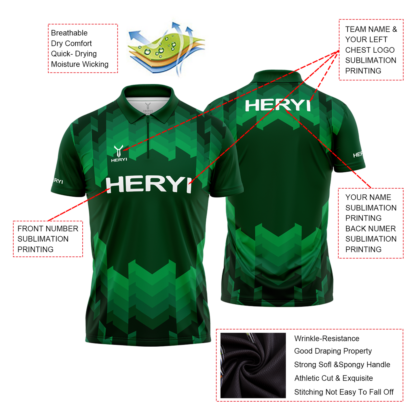Custom Sublimated Polo Shirt P103