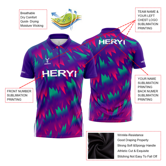Custom Sublimated Sport Polo Shirt P104