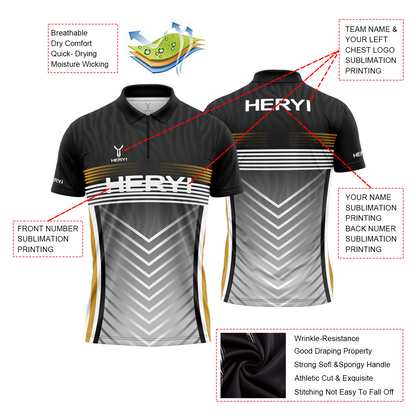 Custom Sublimated Sport Polo Shirt P107