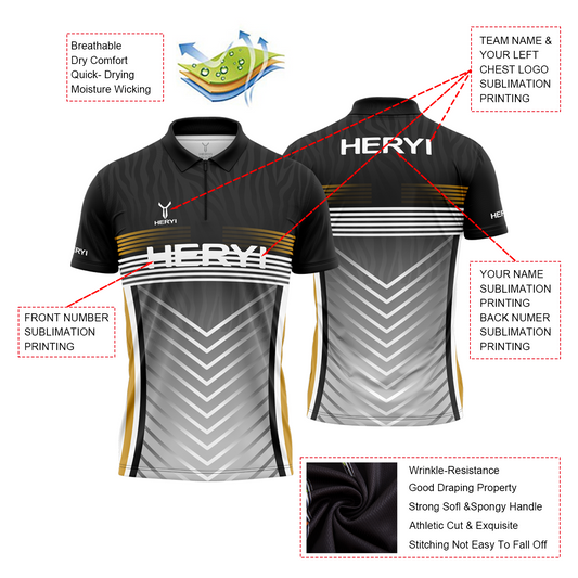Custom Sublimated Sport Polo Shirt P107