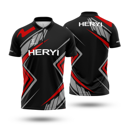 Custom Dart Shirt Sublimation Darts Polo Shirts With Zipper