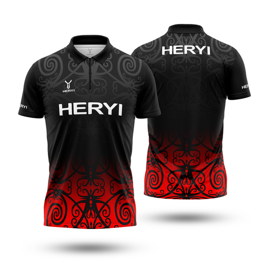 Custom Design Sublimation Print Polyester Short Sleeve Long Sleeve Australia Polo Shirt