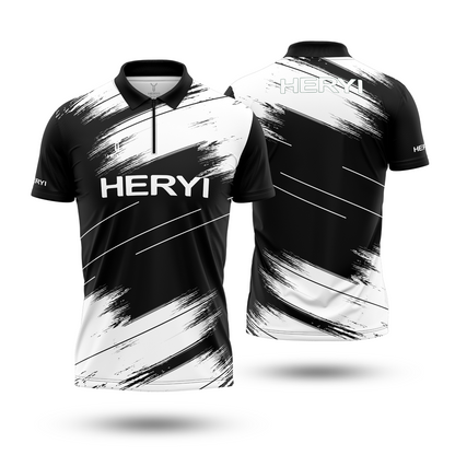 Custom Polyester Polo Shirt Staff Shirt Custom Dart Jersey Quick Dry Bowling Shirt