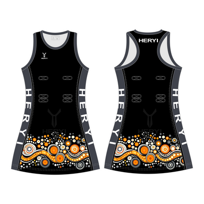 Custom aboriginal australians netball uniform