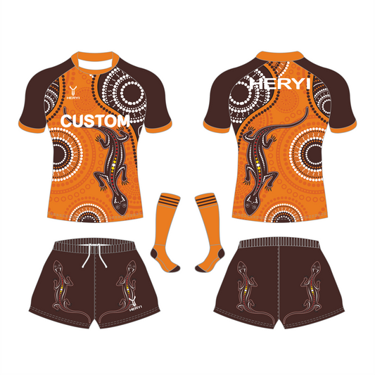 Custom Aboriginal Australians Team Rugby Jersey