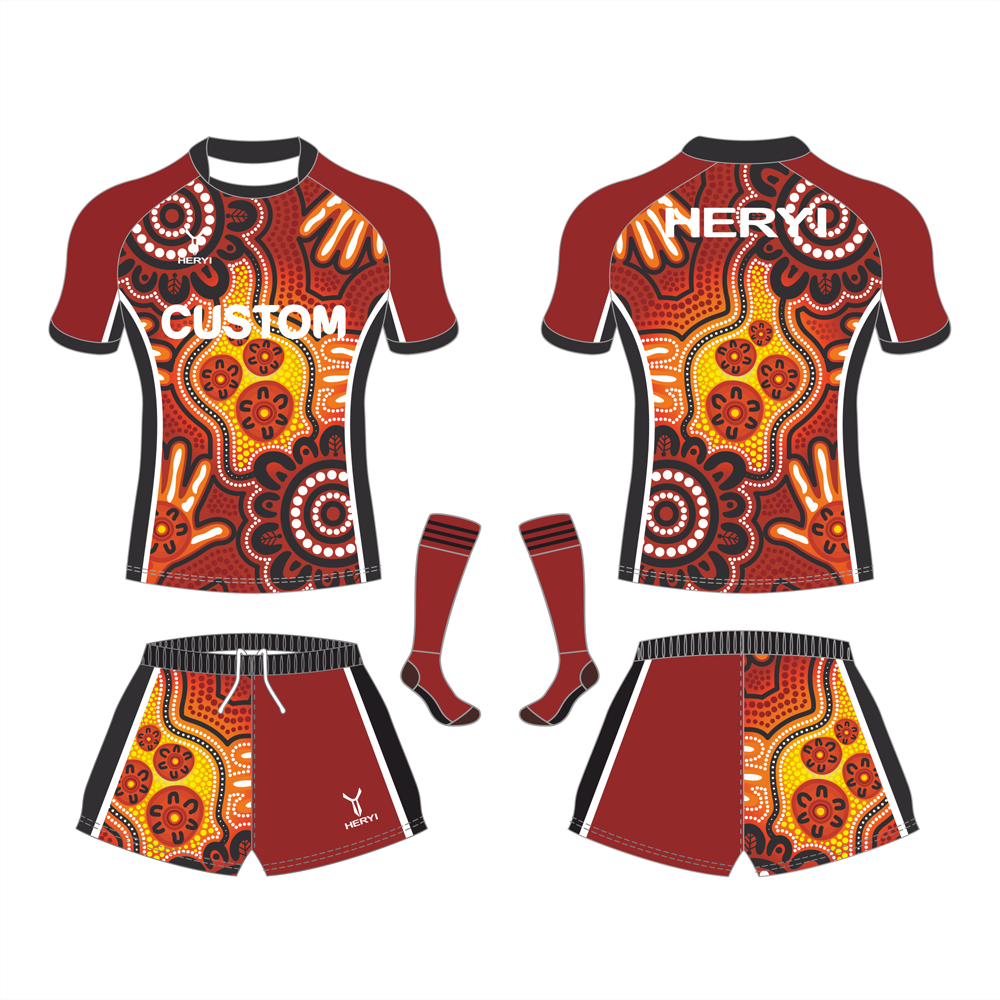 Custom High Quality  Printing Rugby Jersey