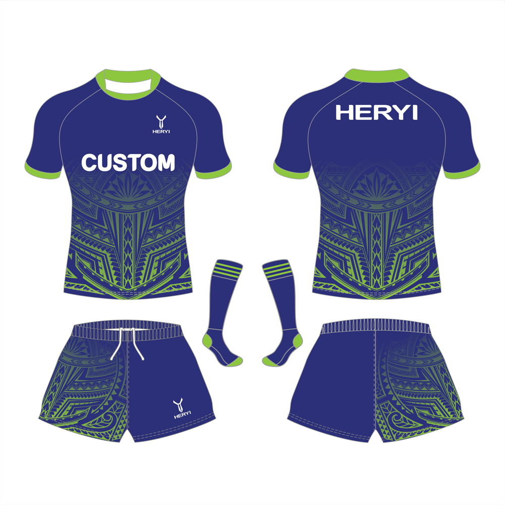 Custom Fiji New Zealand  Rugby Uniform Jerseys