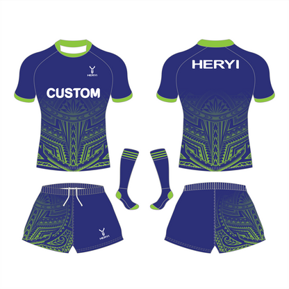 Custom Fiji New Zealand  Rugby Uniform Jerseys